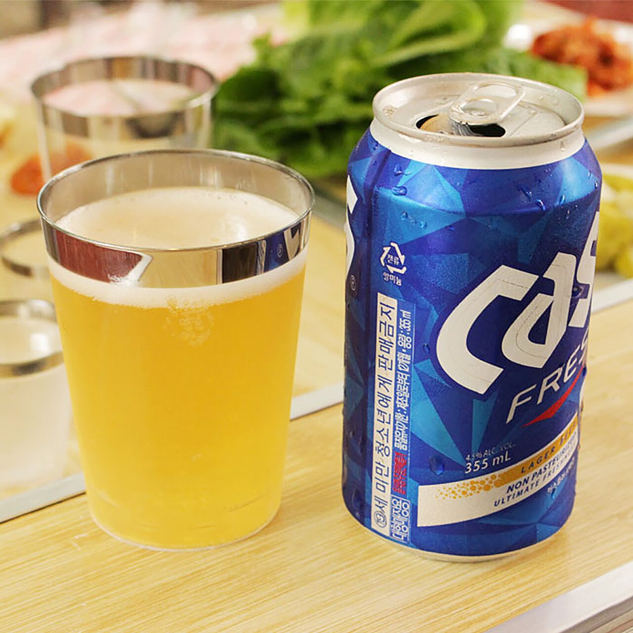 플라스틱 투명 일회용 컵 맥주컵 은라인 10P