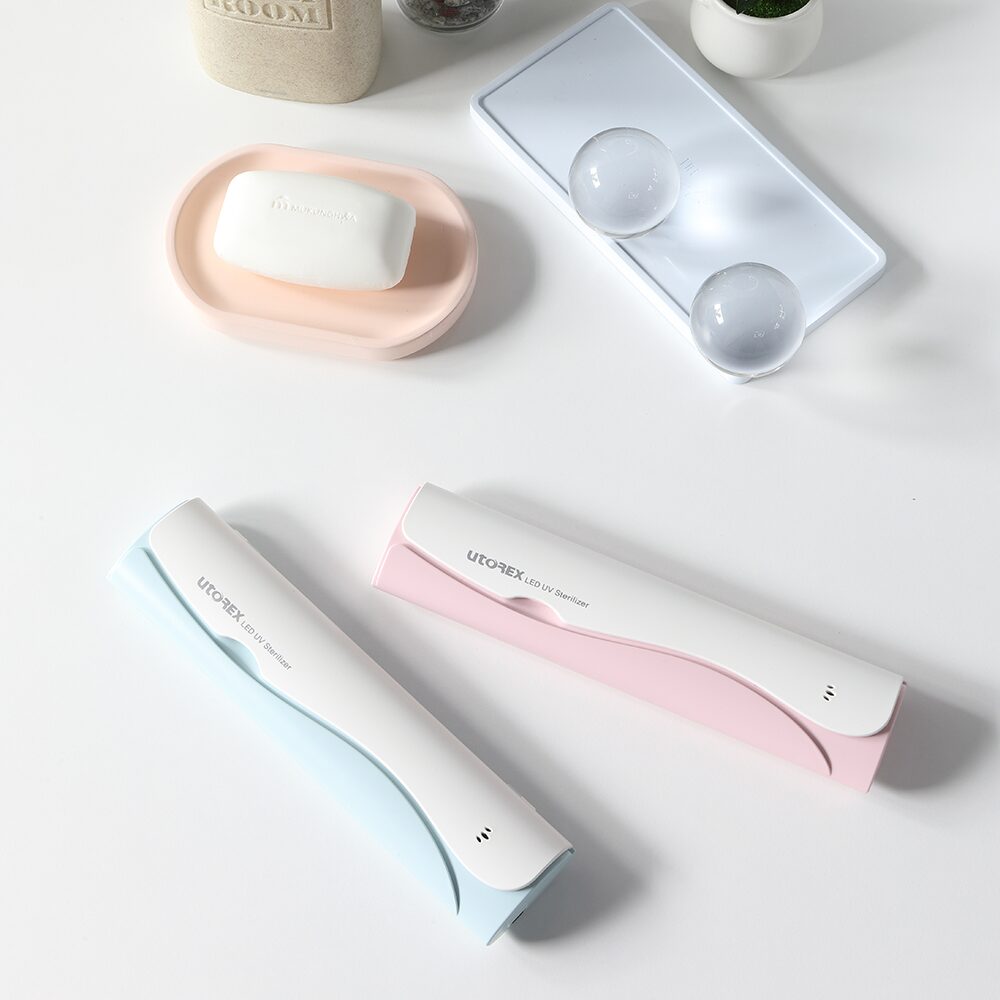 블라썸 UV-C 휴대용 무선 충전식 칫솔살균기 UTC-32 사무실 학교 유치원 캠핑