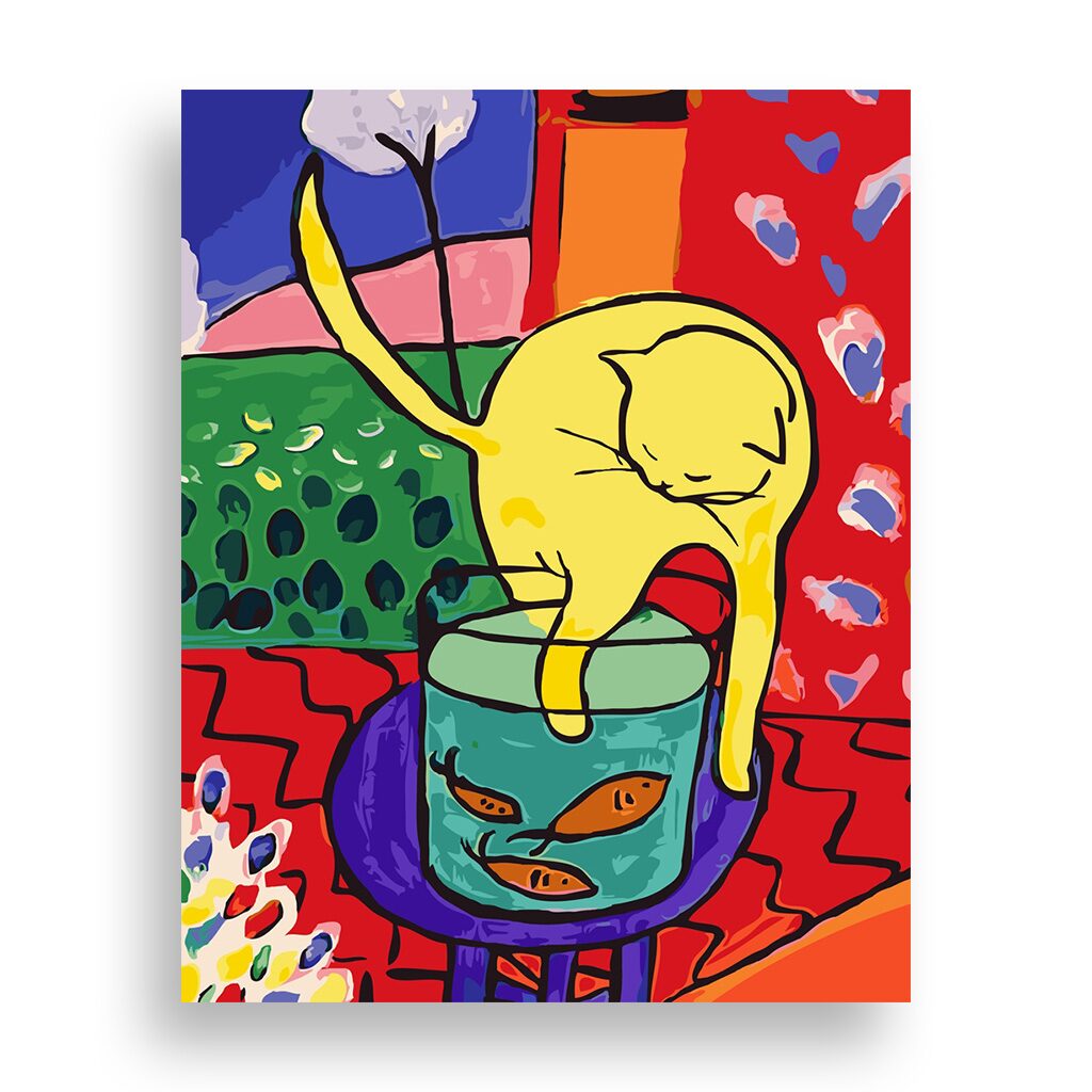 DIY 명화그리기 앙리 마티스 고양이 40x50