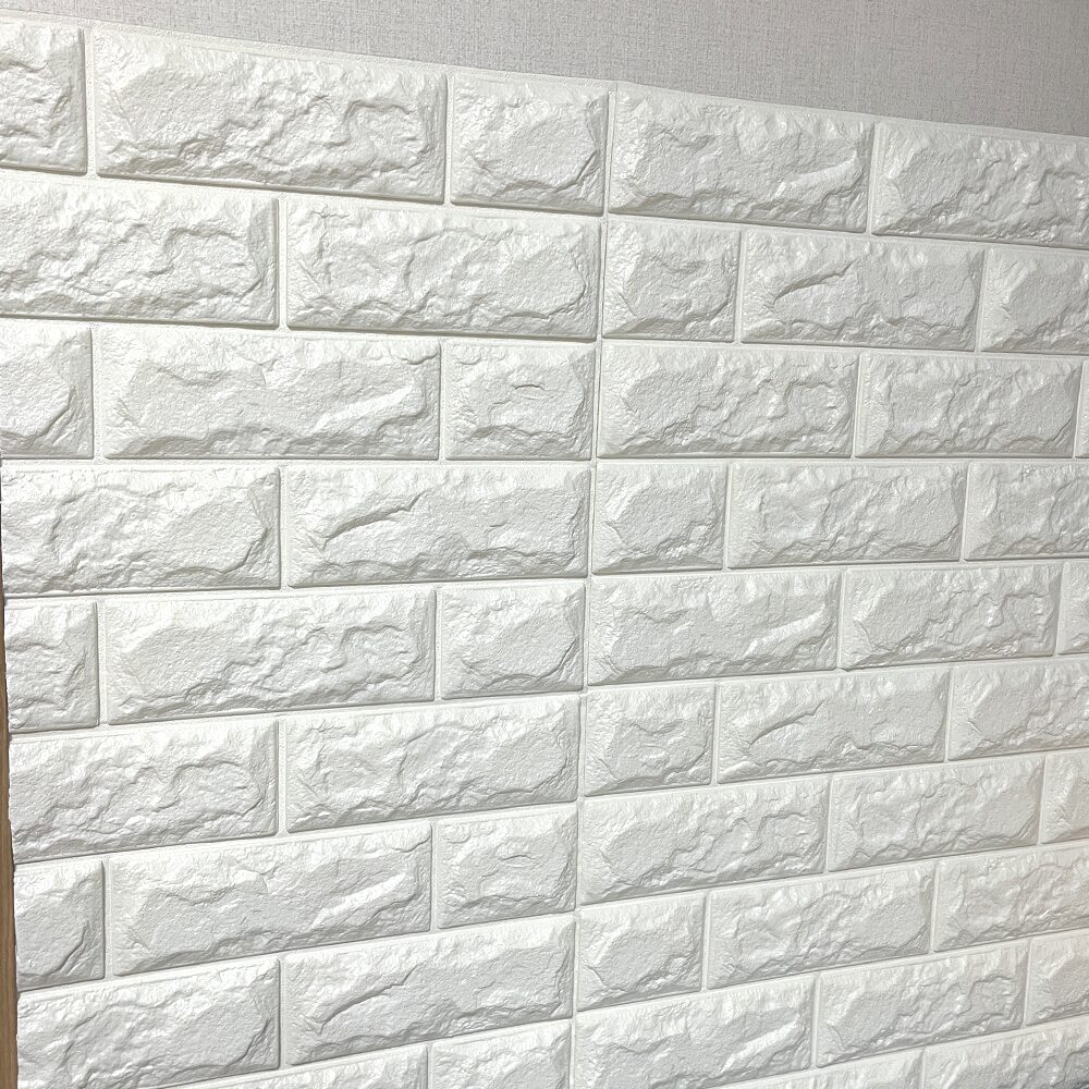 바크로(BAKRO) DIY 인테리어 폼블럭 10M 접착식 단열 방풍 방한 보온 결로 벽돌 포인트벽지