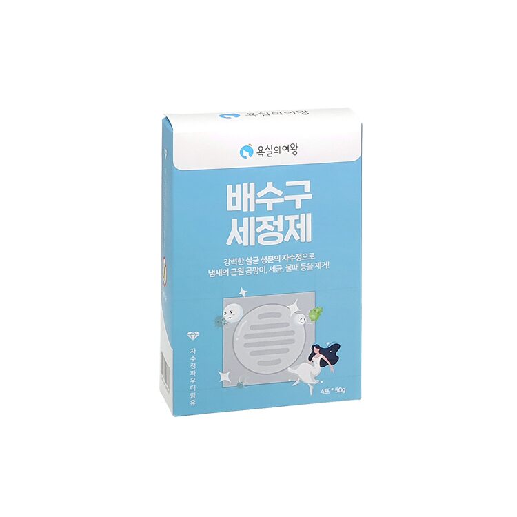배수구 클리너 4회분 싱크대 배수관 청소 세정제