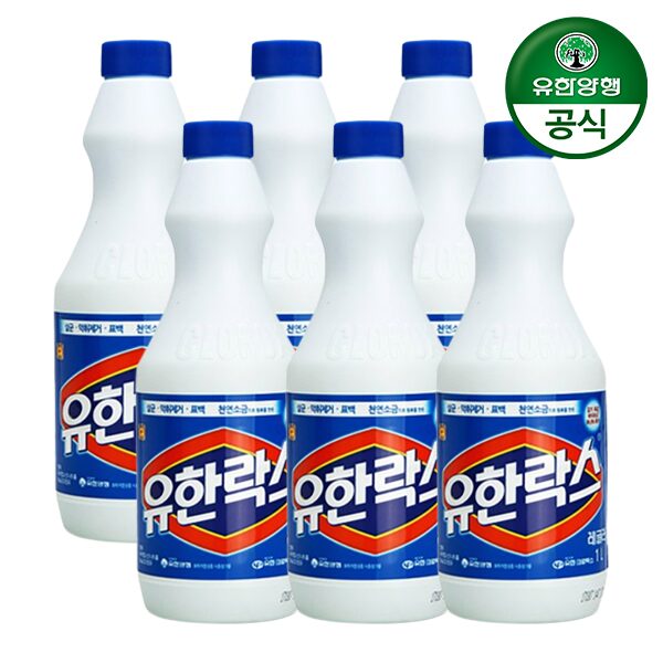 유한락스 레귤러 1L 6개