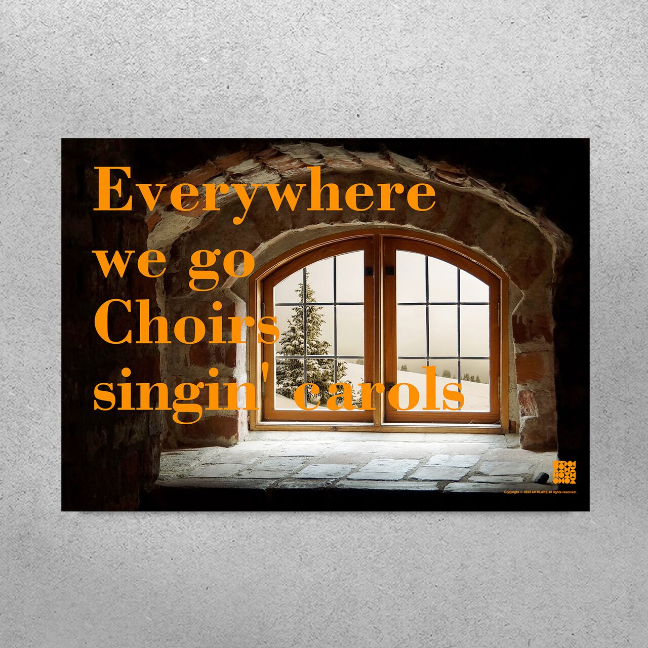 크리스마스 포스터 겨울 포스터 액자 96종 / 12.What Christmas Means