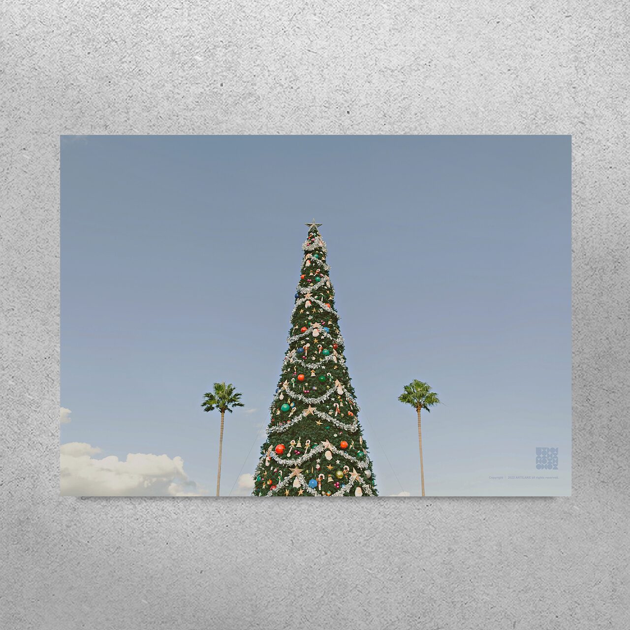 크리스마스 포스터 겨울 포스터 액자 96종 / 47.Summer Christmas