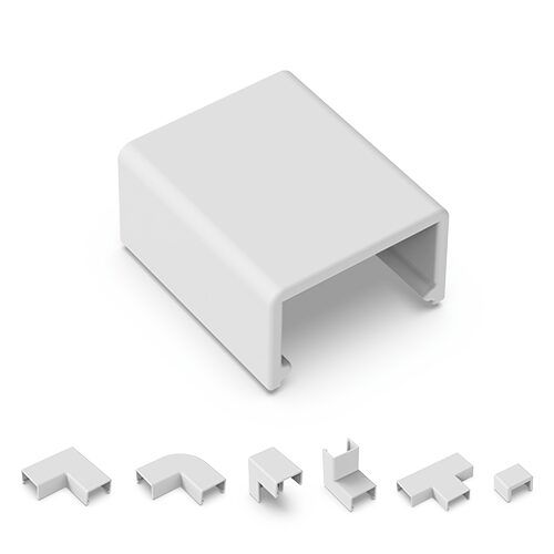벌크 선바로 전선몰딩 전용 연결캡 1P