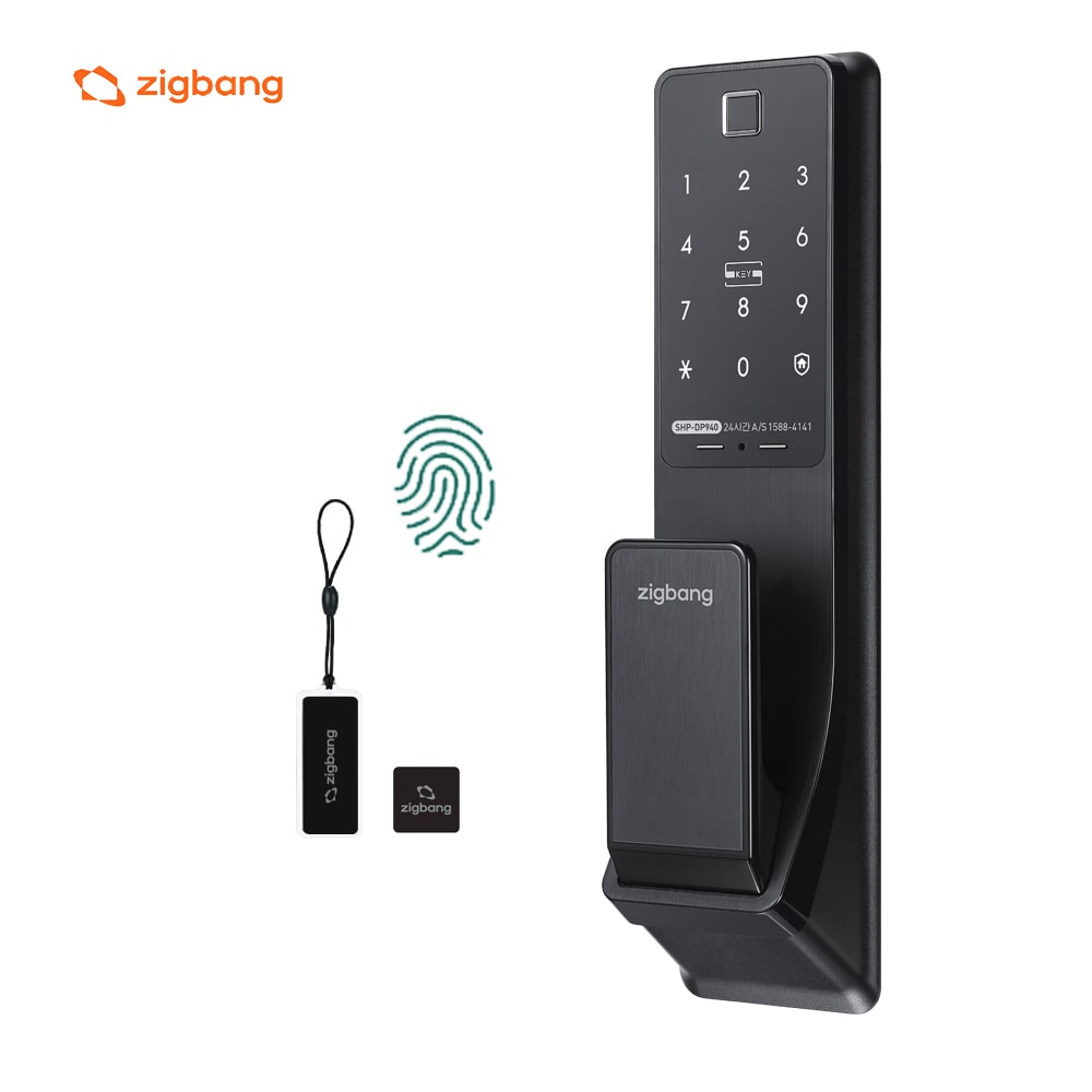 A지역설치 SHP-DP940 지문인식 푸시풀도어락 카드키 번호키 도어락 디지털도어락