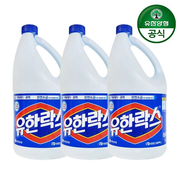 유한락스 레귤러 4L 3개