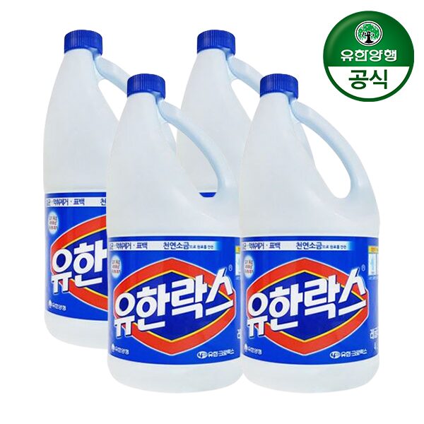 유한락스 레귤러 4L 4개