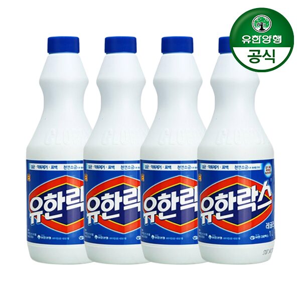 유한락스 레귤러 1L 4개
