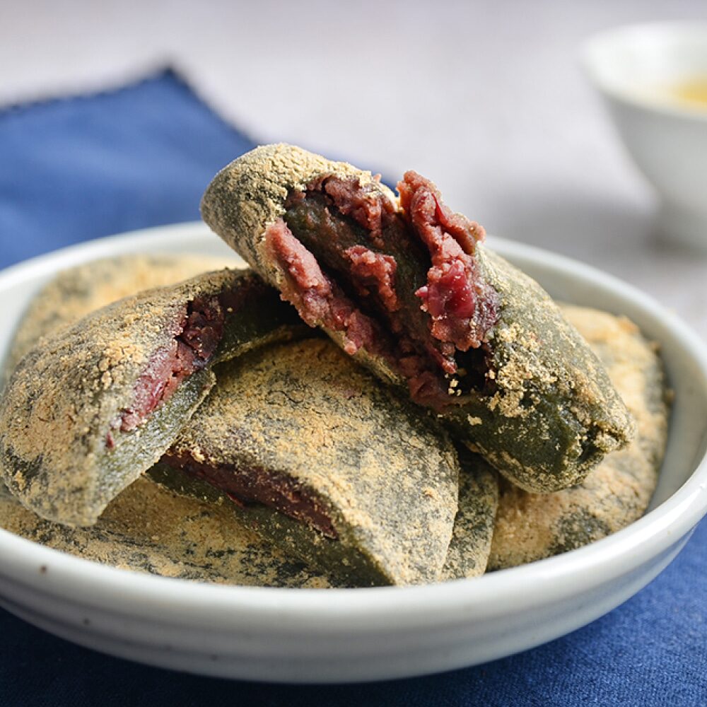 우리 찹쌀로 만든 쑥오쟁이떡 400g