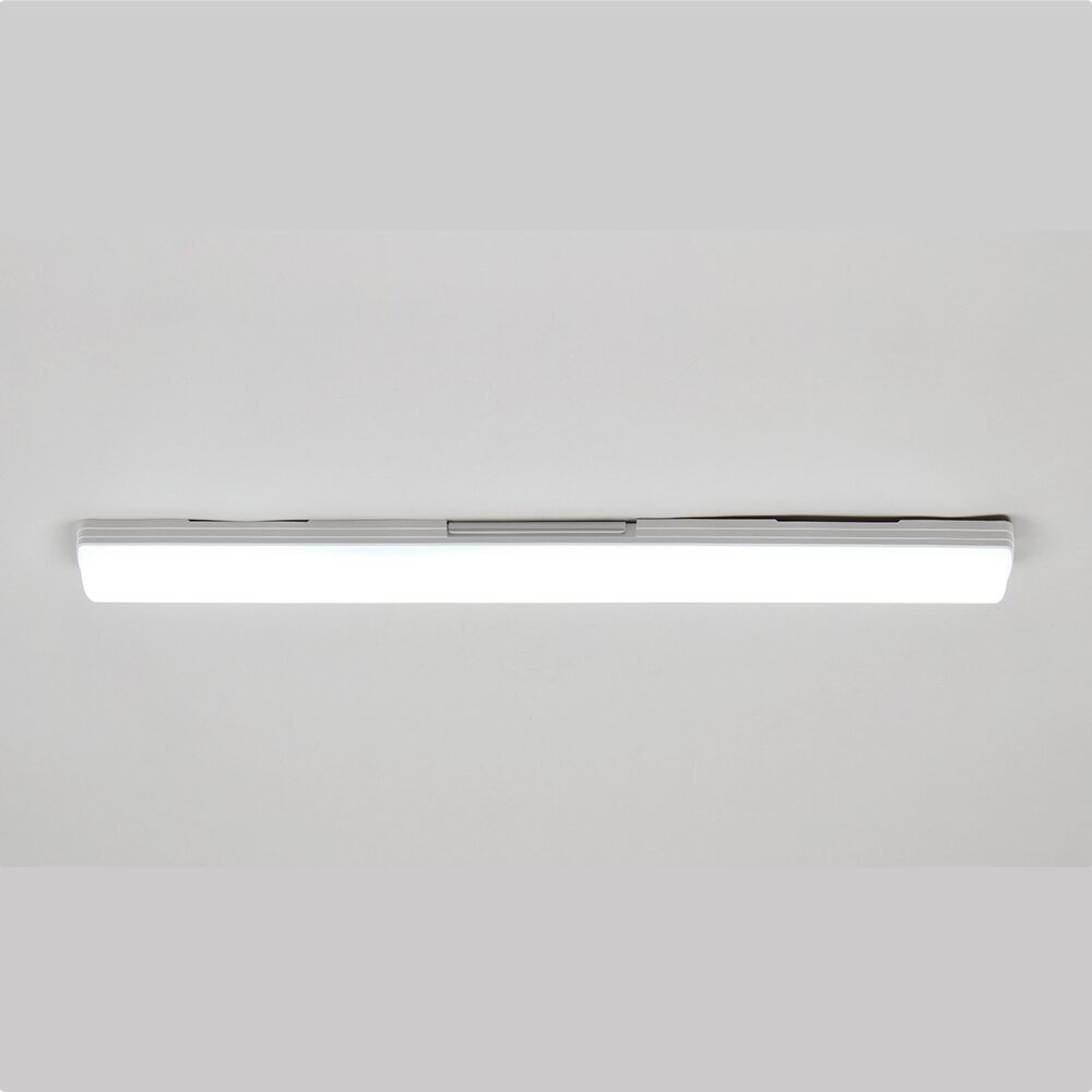 LED 에코 리츠 광폭 일자등 50W 플리커프리 주광색 방등 거실등 다용도