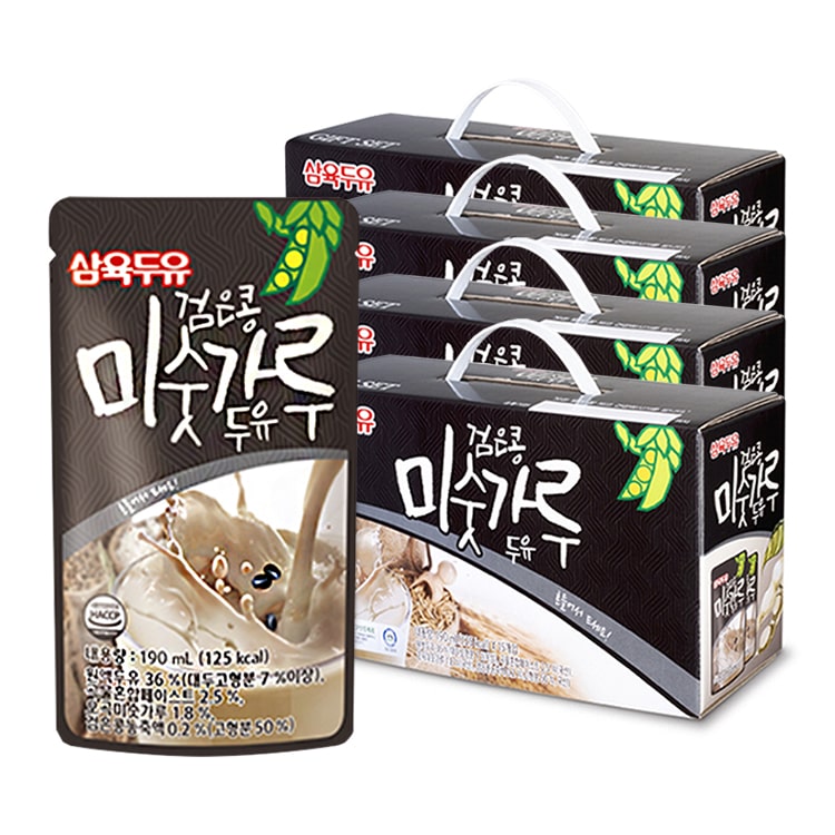 검은콩 미숫가루 파우치 두유 190ml 60팩
