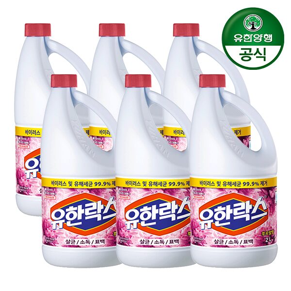 유한락스 후로랄 2L 6개