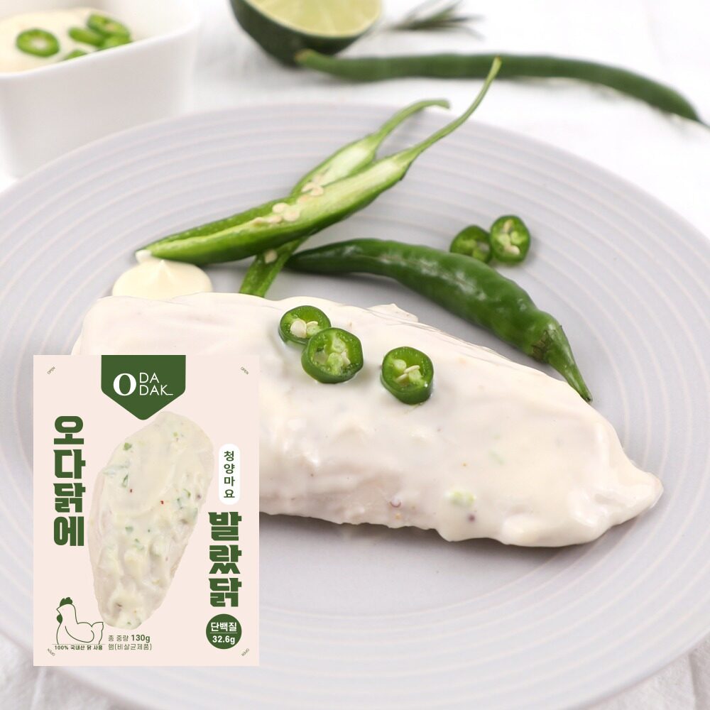 오다닭 소스 닭가슴살 청양마요맛 130g 1팩