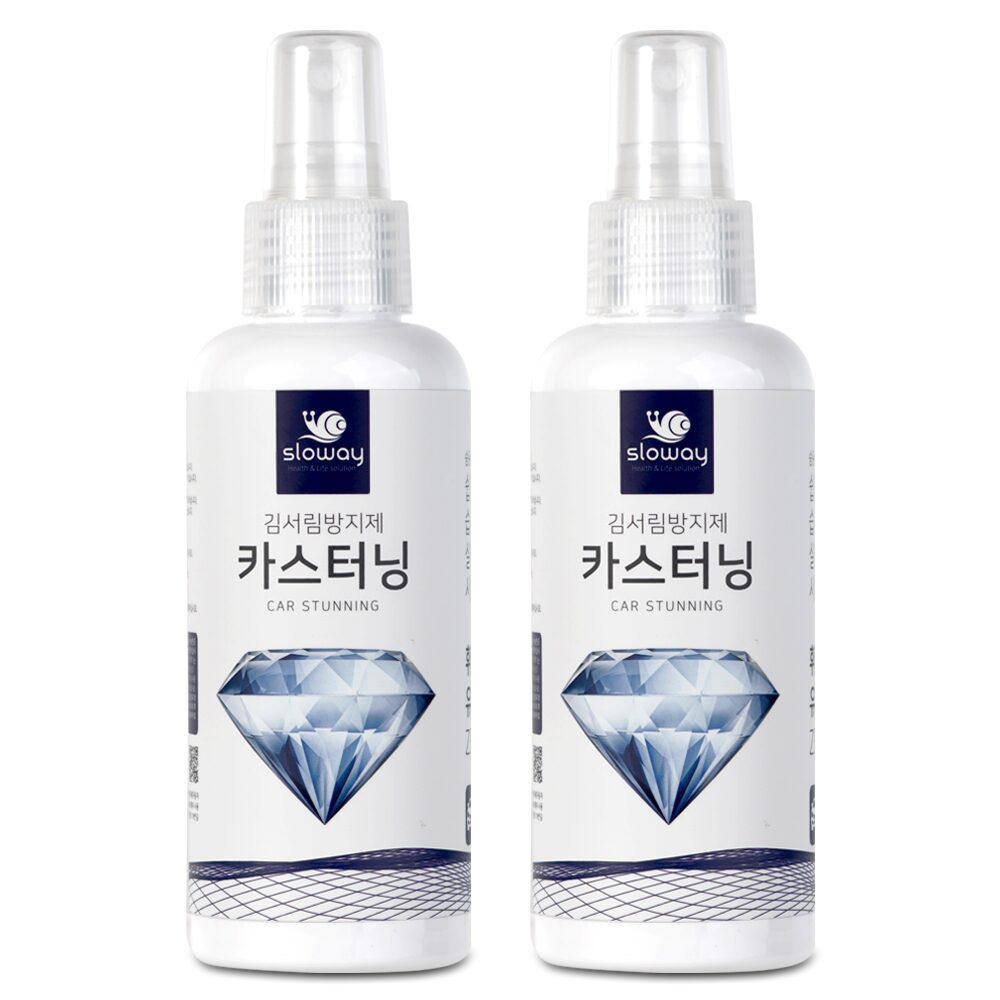 욕실 거울 자동차 창문 김서림방지제 150ml x 2개