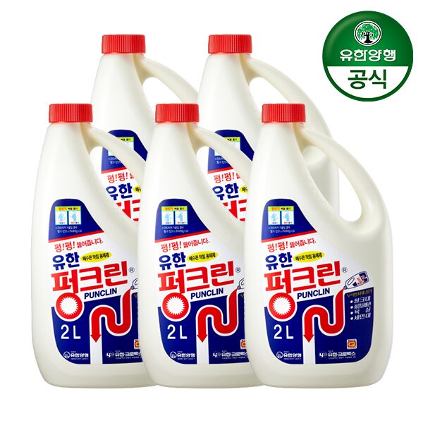 유한락스 펑크린 2L 5개