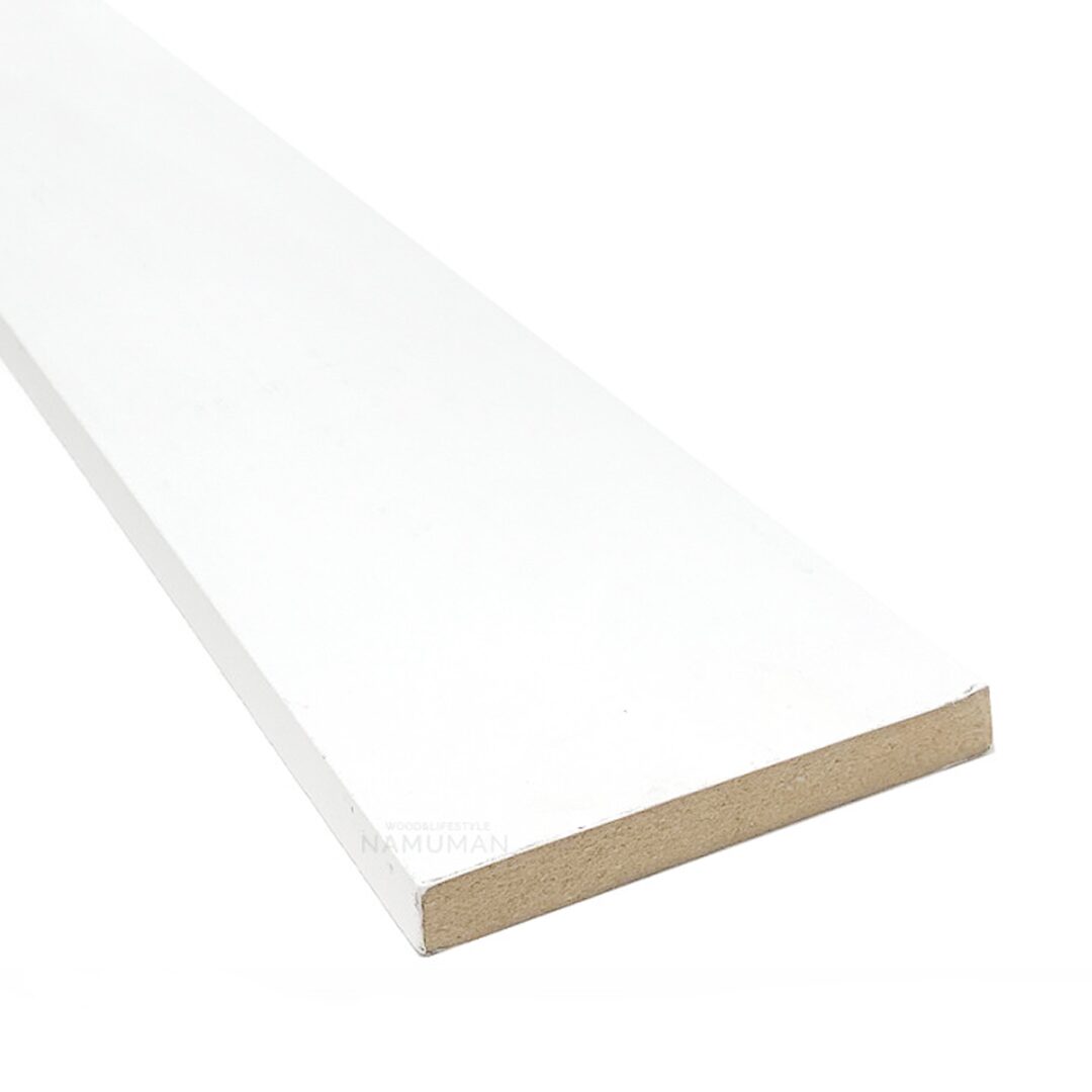 MDF 사각 평몰딩 160X9X2440mm (16cm) 백색 1개