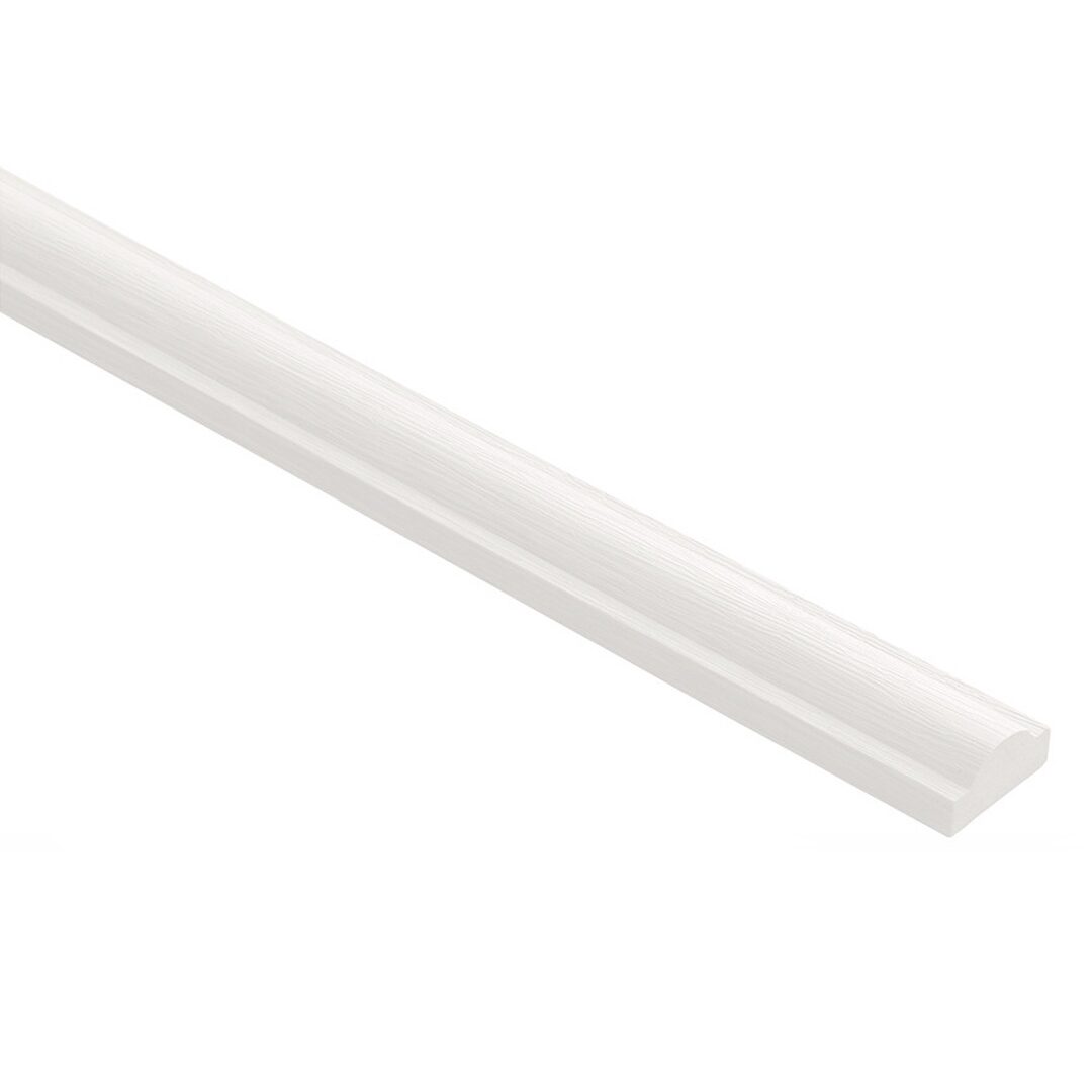 웨인스코팅 몰딩(도장용 배꼽몰딩) 25X15X2400mm 백색 1개