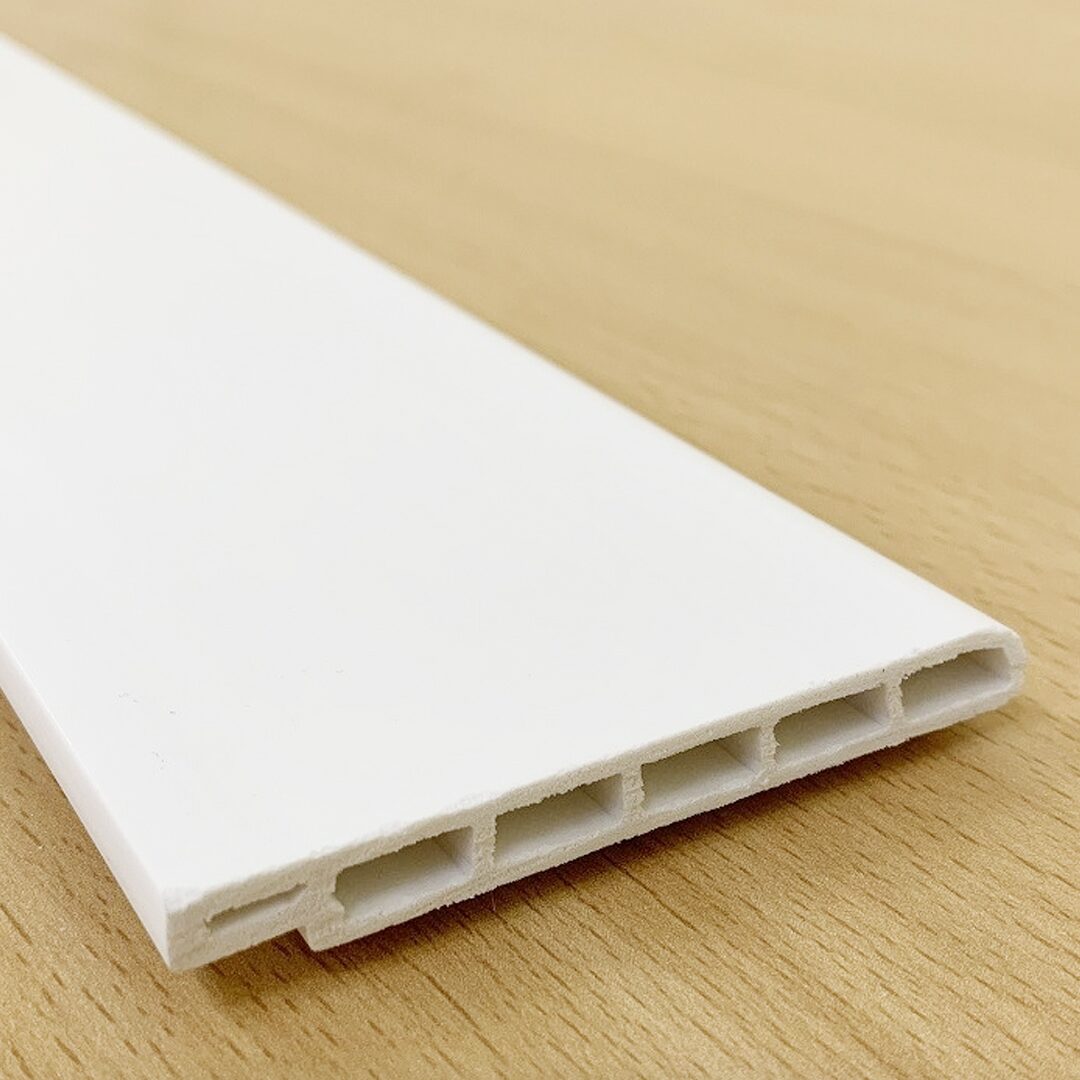 PVC 걸레받이 몰딩 80X9X2440mm (8cm) 백색 1개