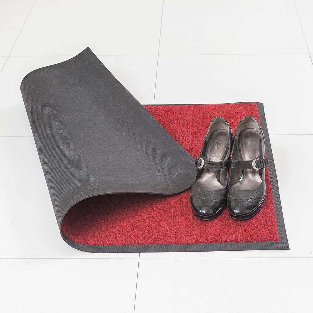 플레인Mat 60x90cm 레드 (중보행용 상업용건물 출입구매트-잔여수량 판매후 종료)