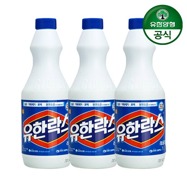 유한락스 레귤러 1L 3개