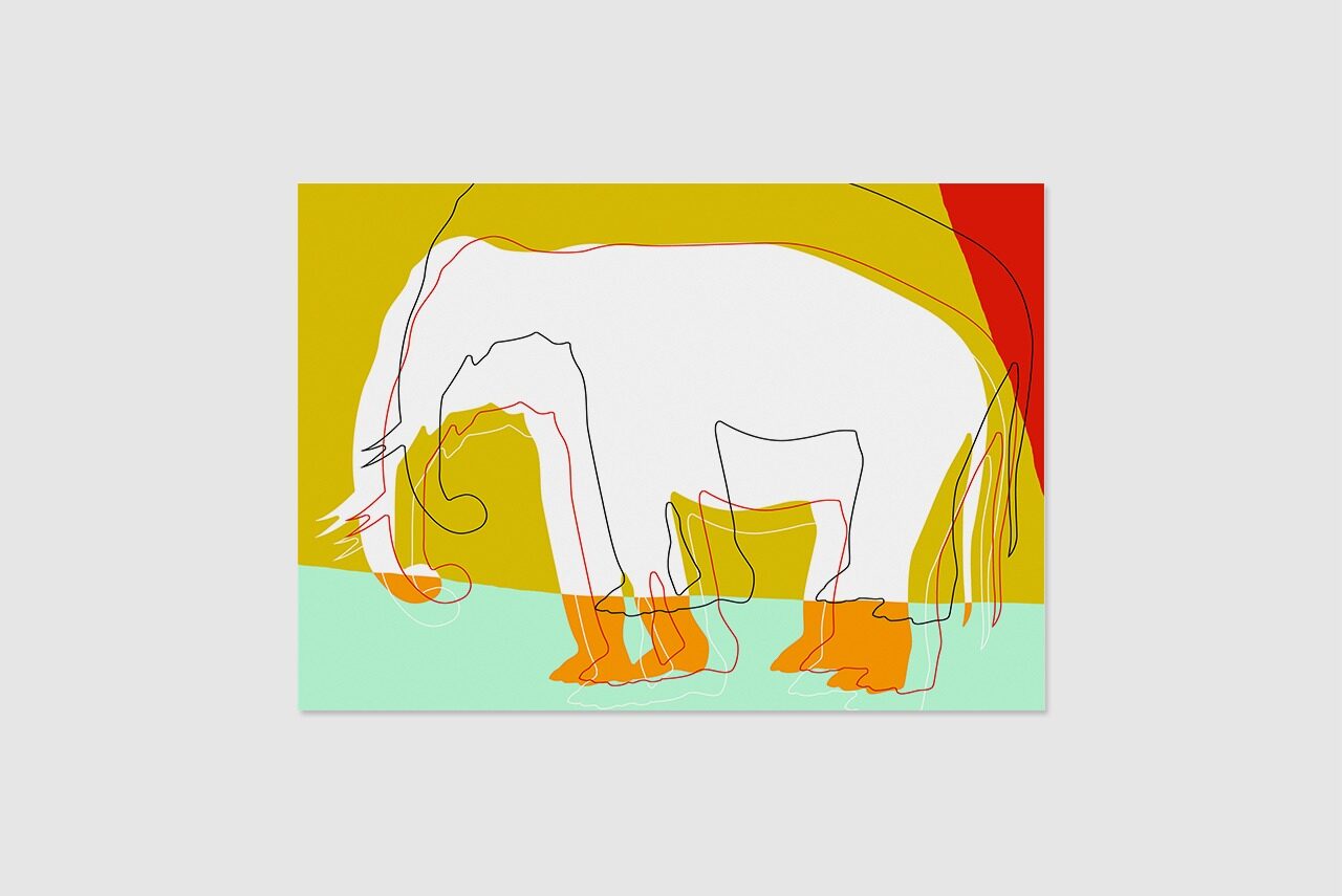 그림·사진 > 풍수 [1+1] 복을 부르는 코끼리 그림 포스터 - 14.코끼리 AW002 | 오늘의집 쇼핑 풍수 [1+1] 복을 부르는 코끼리 그림 포스터... 